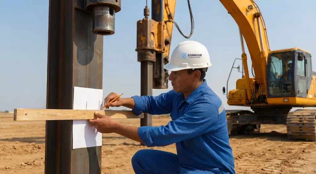 Engenheiro realizando um repique elástico