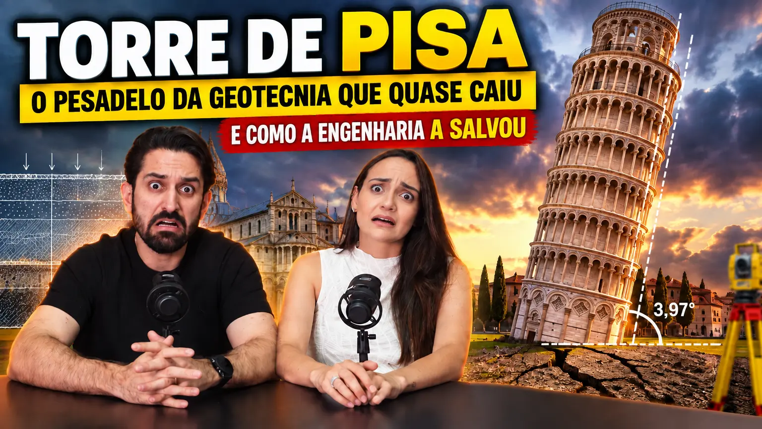 por que a torre de pisa não cai